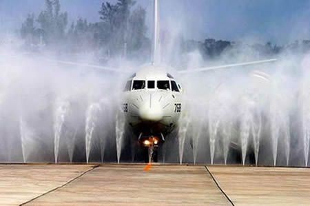 station de lavage pour avion